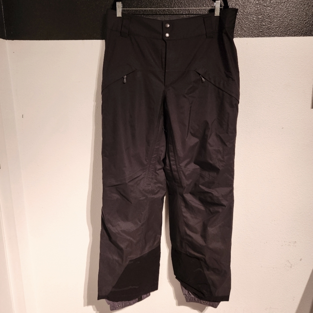 Patagonia Men's Charcoal Black Ski Pants Size XL